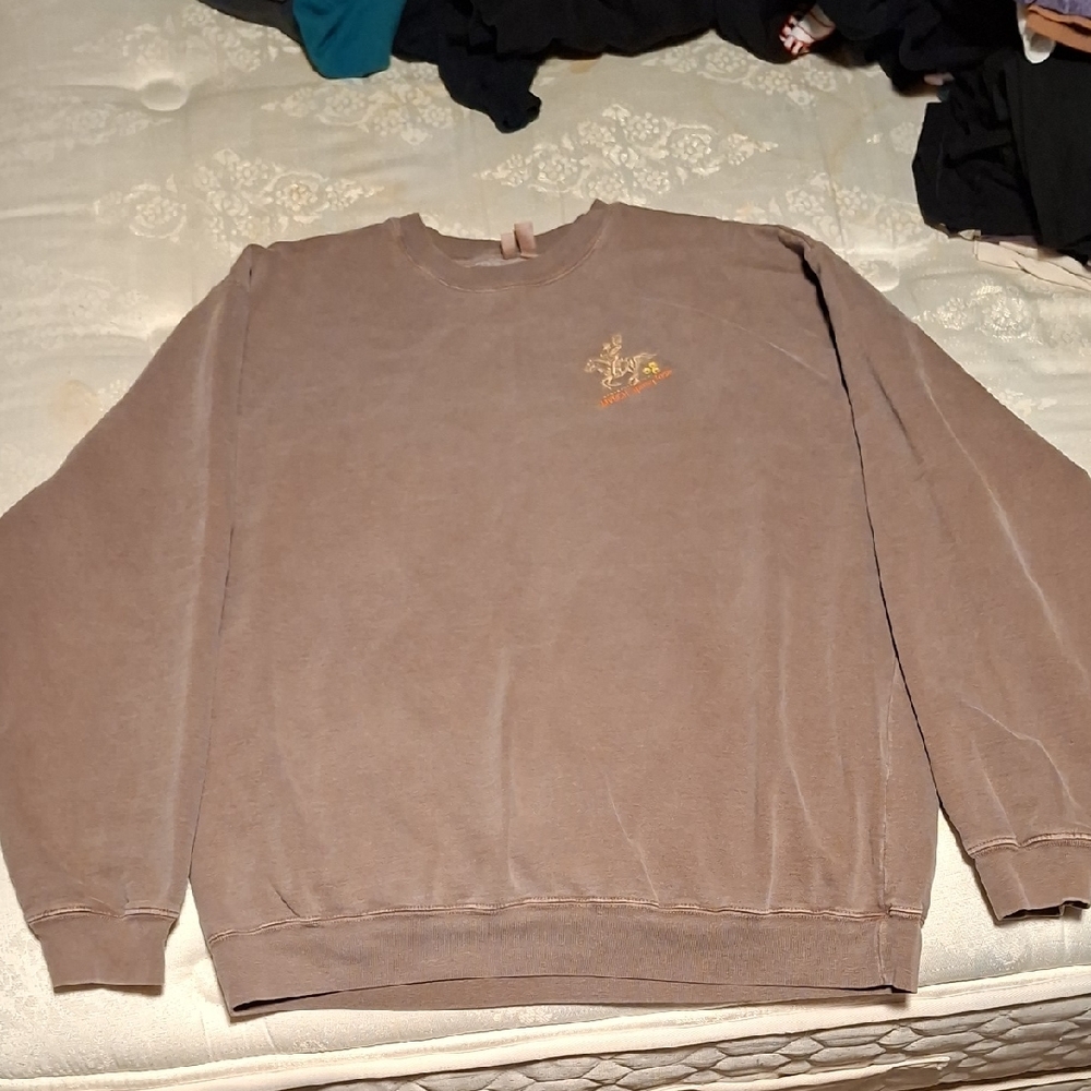 District Men's Tan Crewneck Sweater